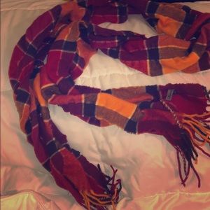 Renee’s NYC Accessories Plaid Fringe Scarf